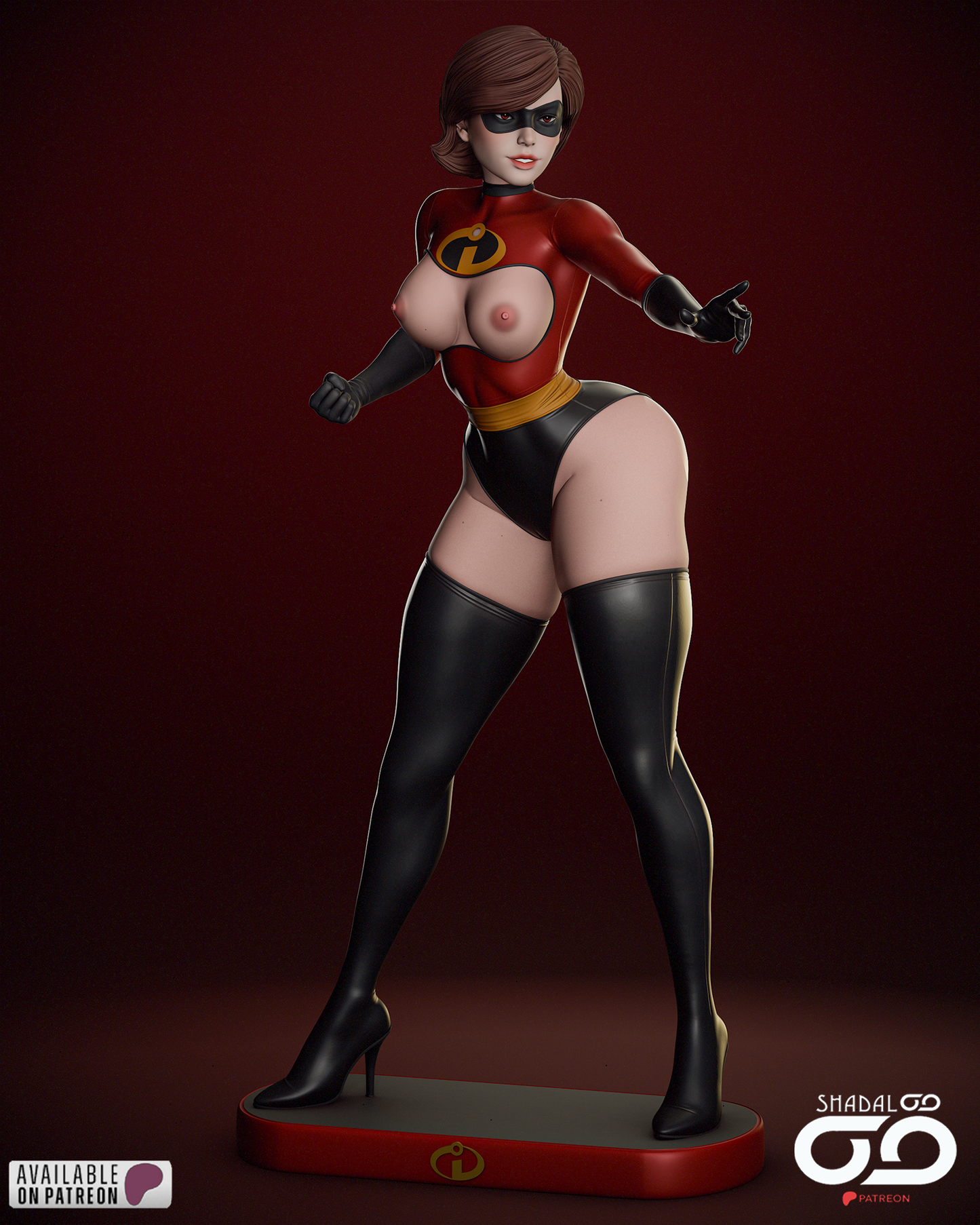 Elastigirl Statue