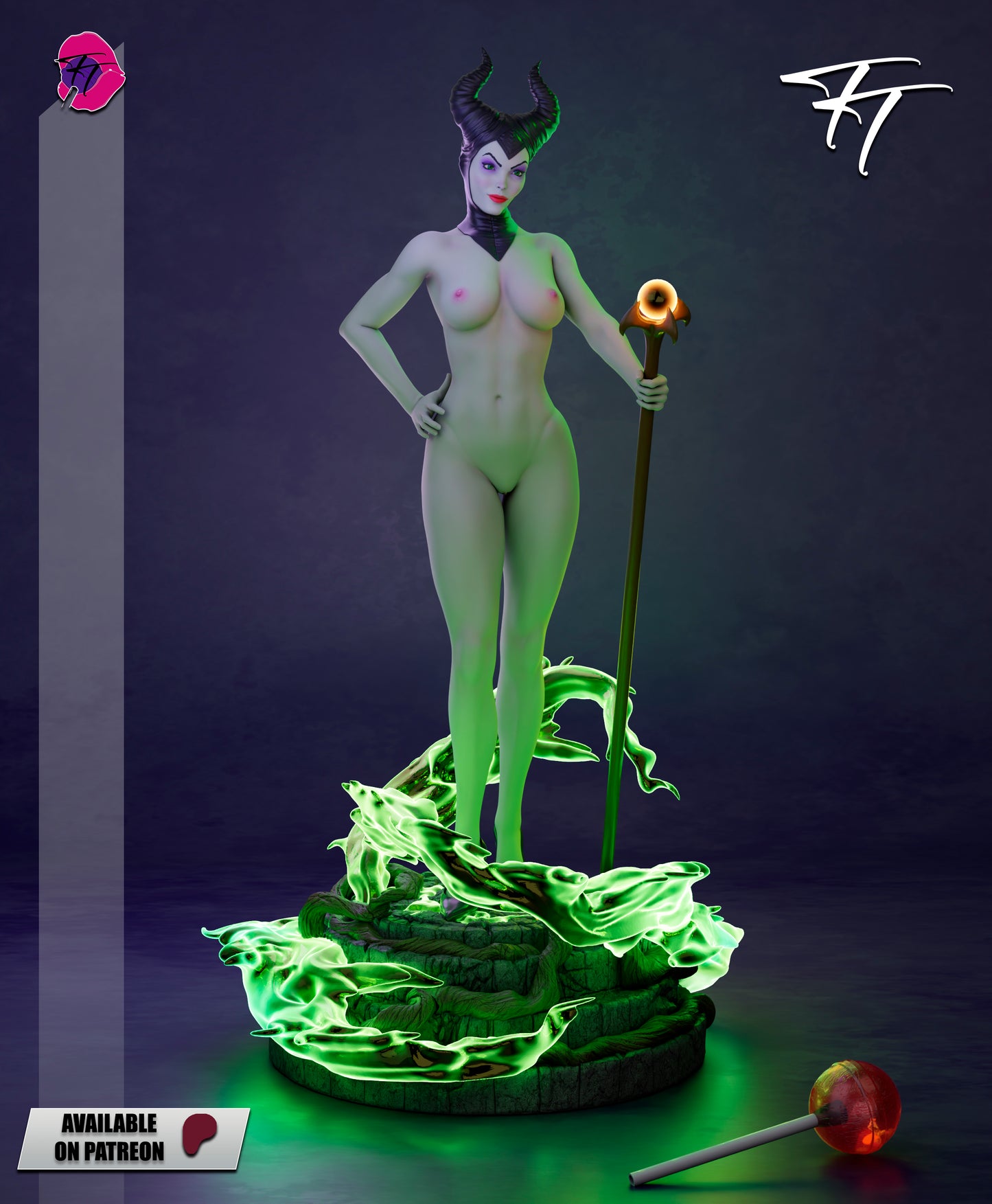 Maleficent Statue