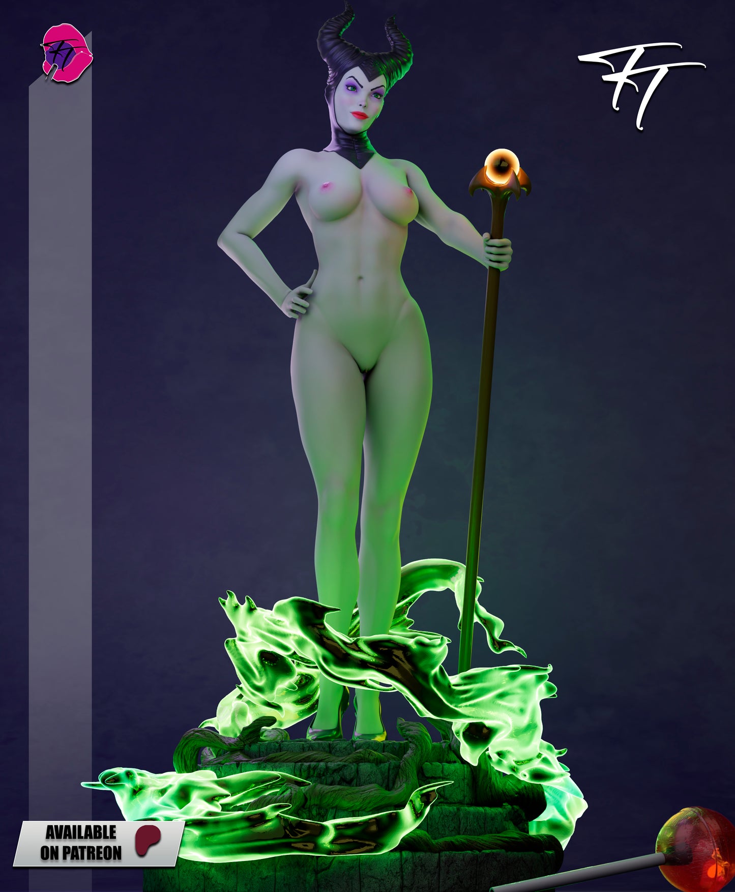 Maleficent Statue