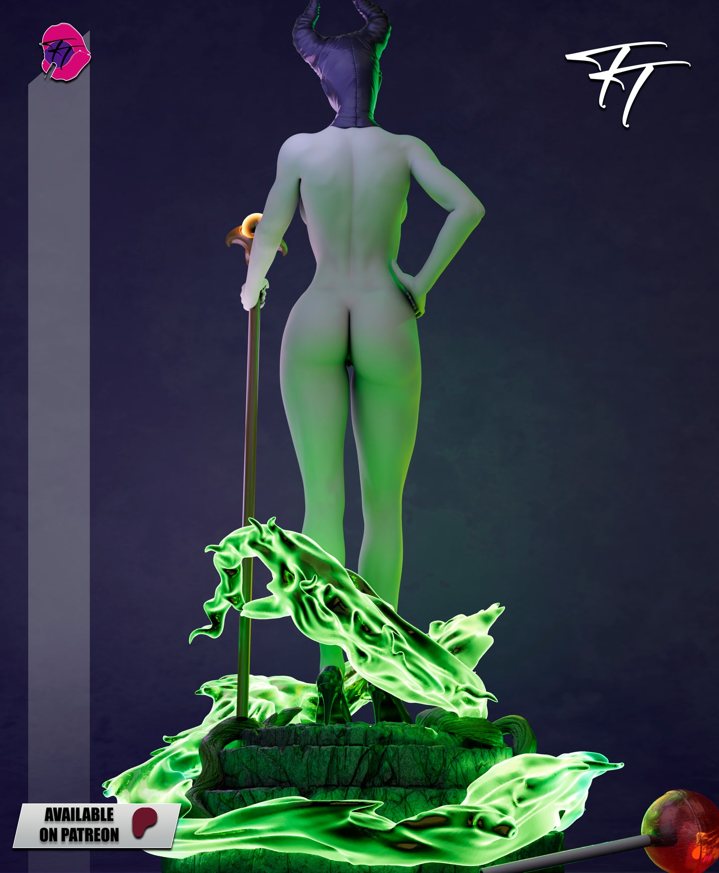 Maleficent Statue