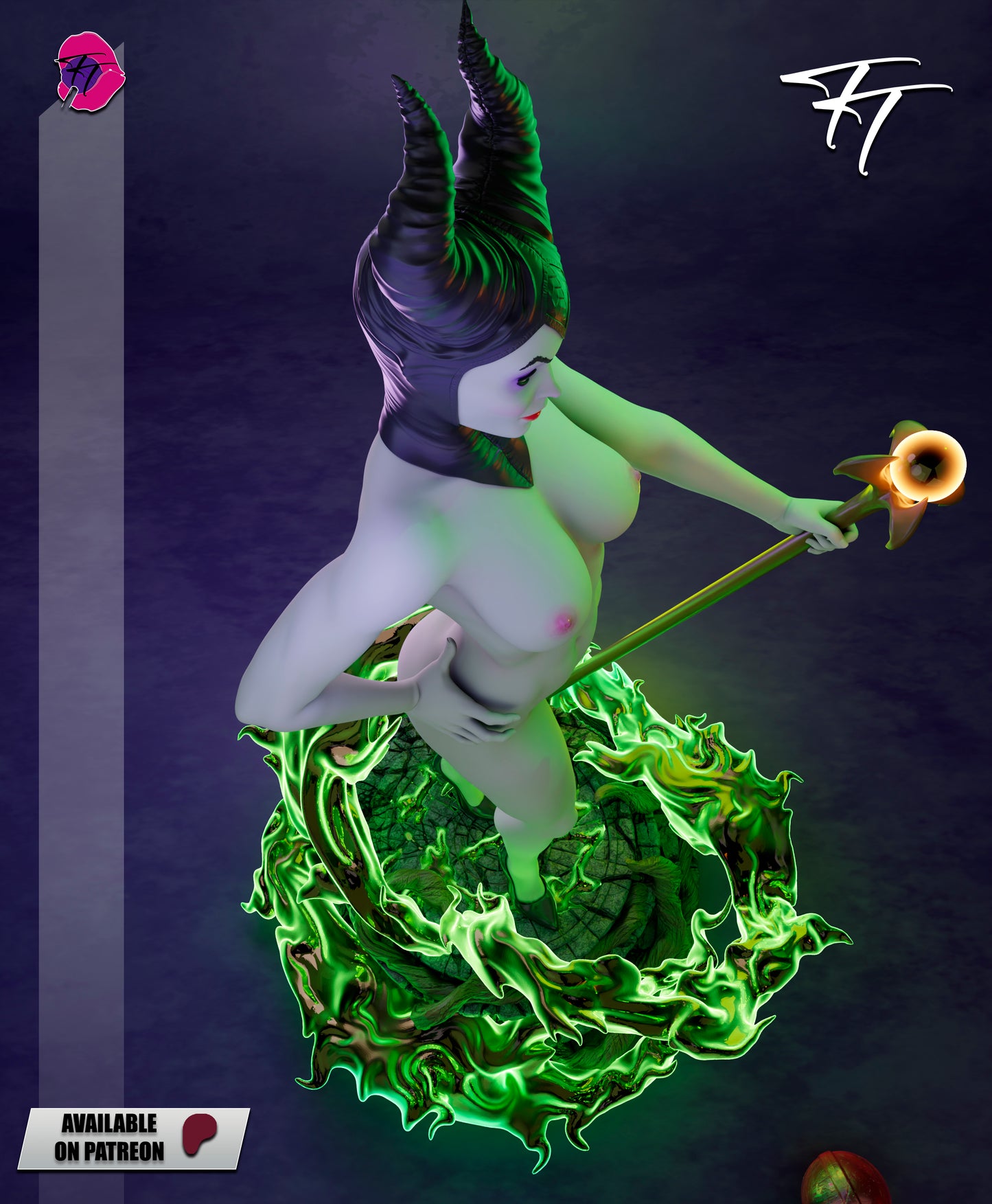Maleficent Statue