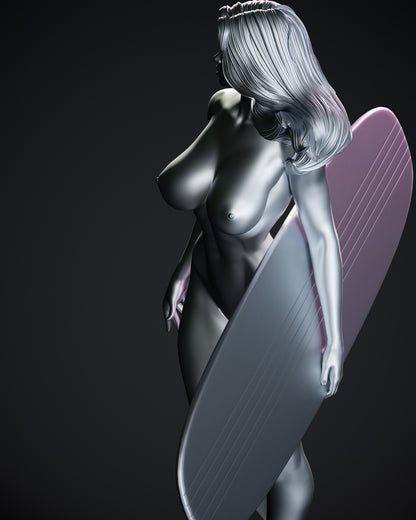 Shalla-Bal Silber Surfer Statue