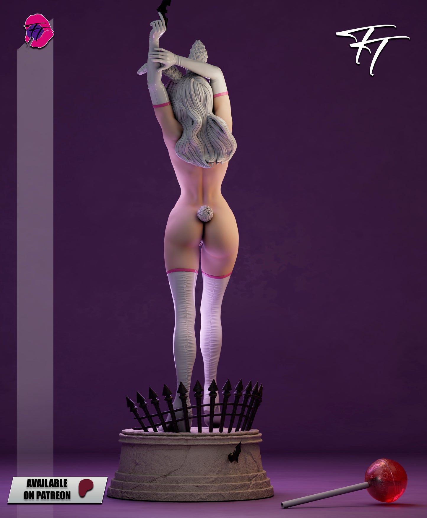 White Rabbit Statue