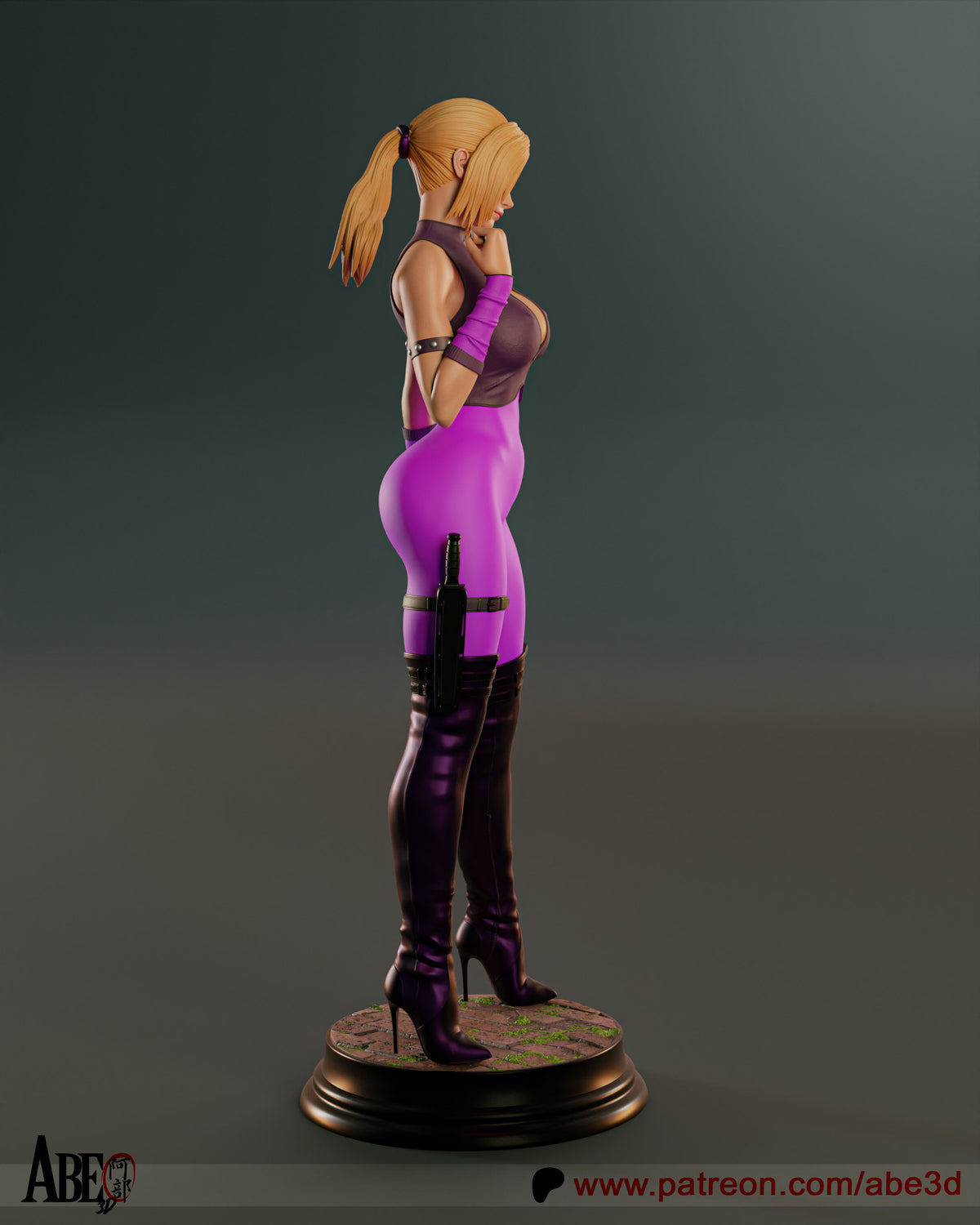 Nina Williams Statue 3D-Printed Kit