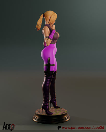 Nina Williams Statue 3D-Printed Kit