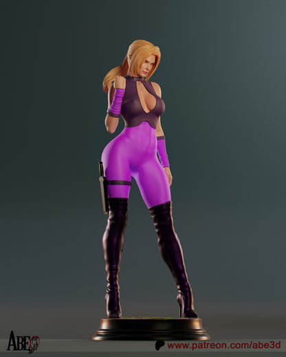 Nina Williams Statue 3D-Printed Kit