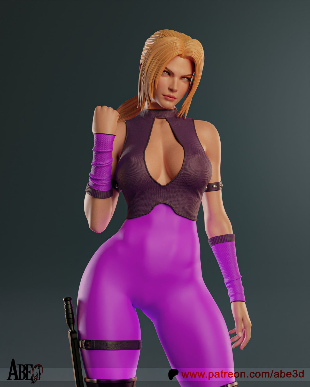 Nina Williams Statue 3D-Printed Kit