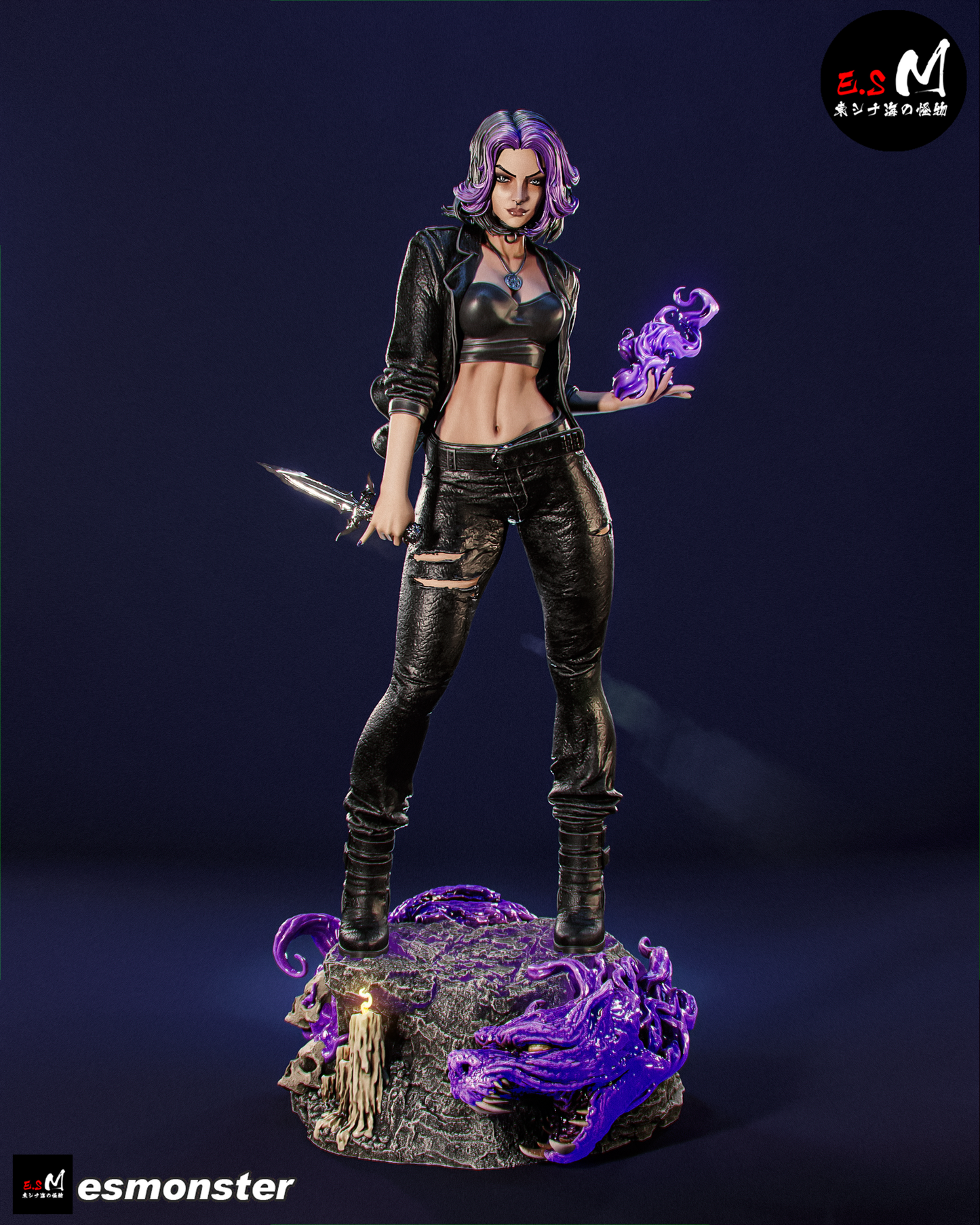 Nyx Statue 3D-Printed Kit