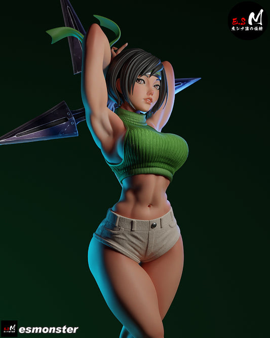 Yuffie Statue 3D-Printed Kit