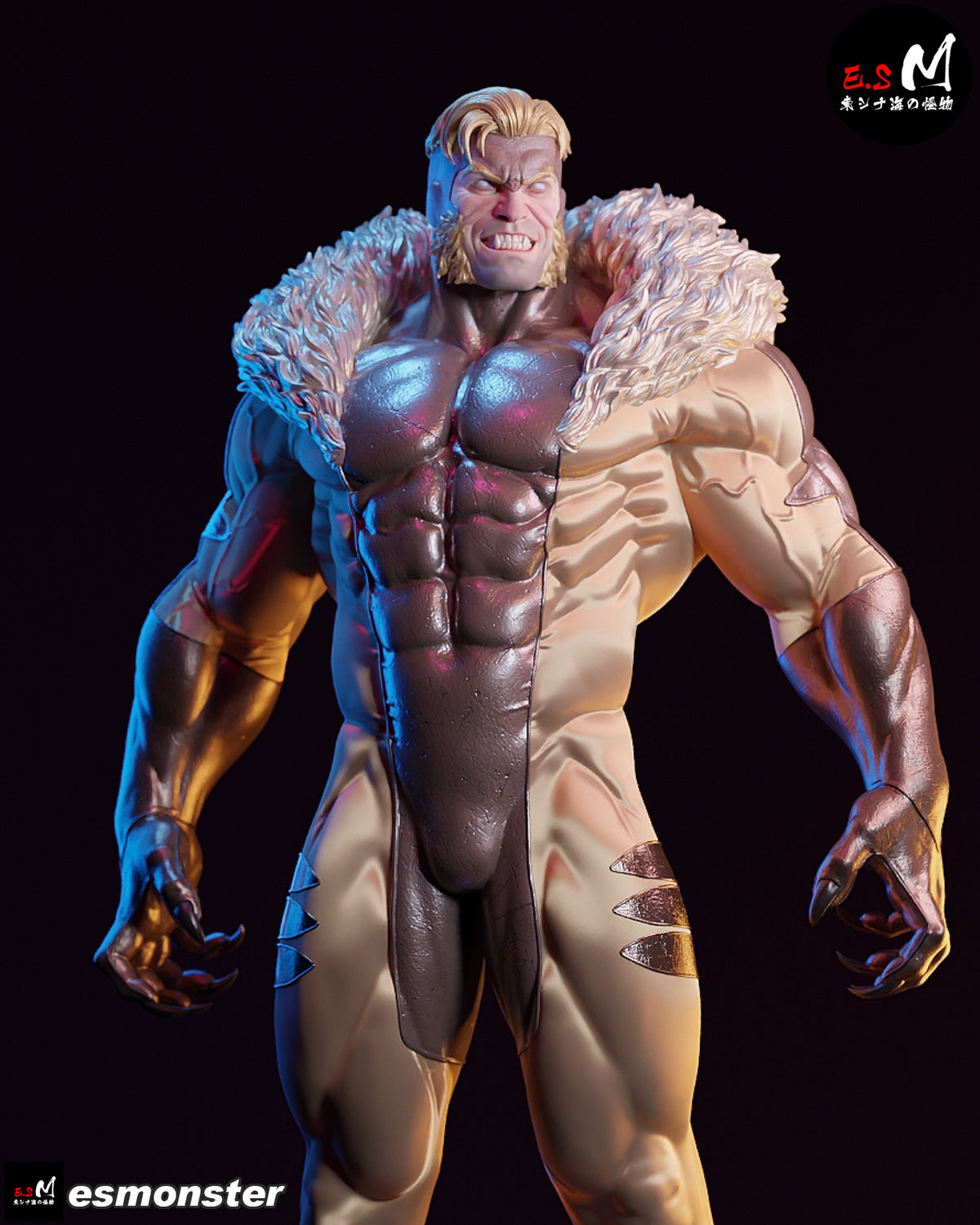 Sabretooth Statue 3D-Printed Kit