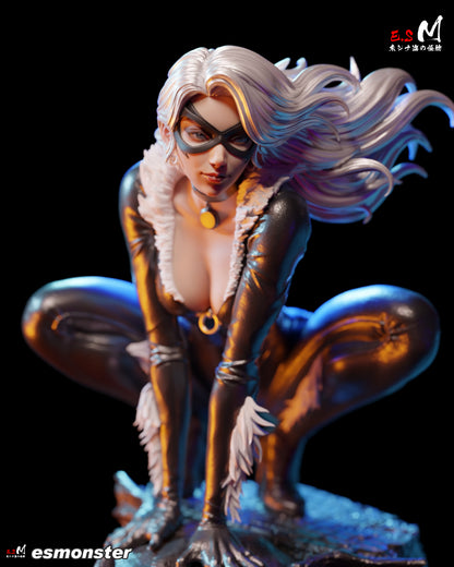 Black Cat Statue 3D-Printed Kit