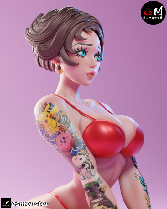 Betty Boop (Sun-kissed) Statue 3D-Printed Kit