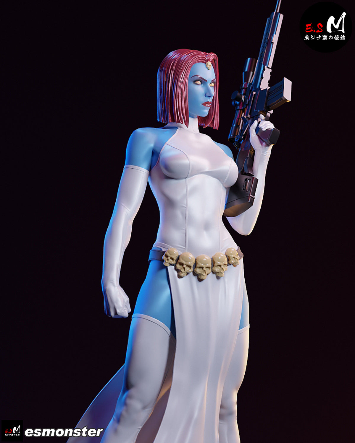 Mystique Statue 3D-Printed Kit