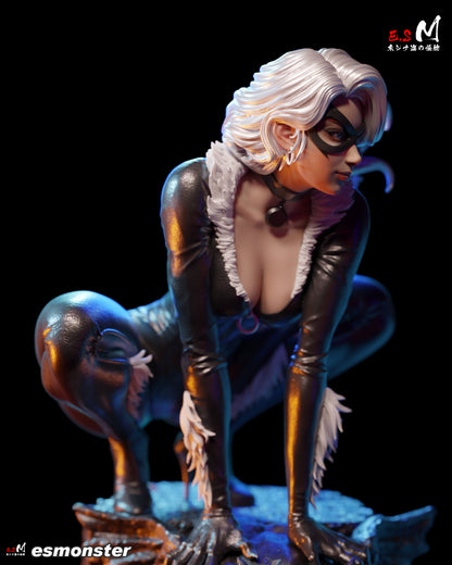 Black Cat Statue 3D-Printed Kit