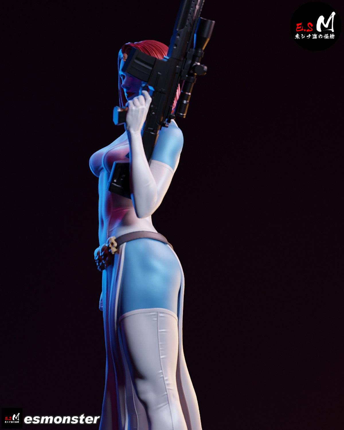 Mystique Statue 3D-Printed Kit