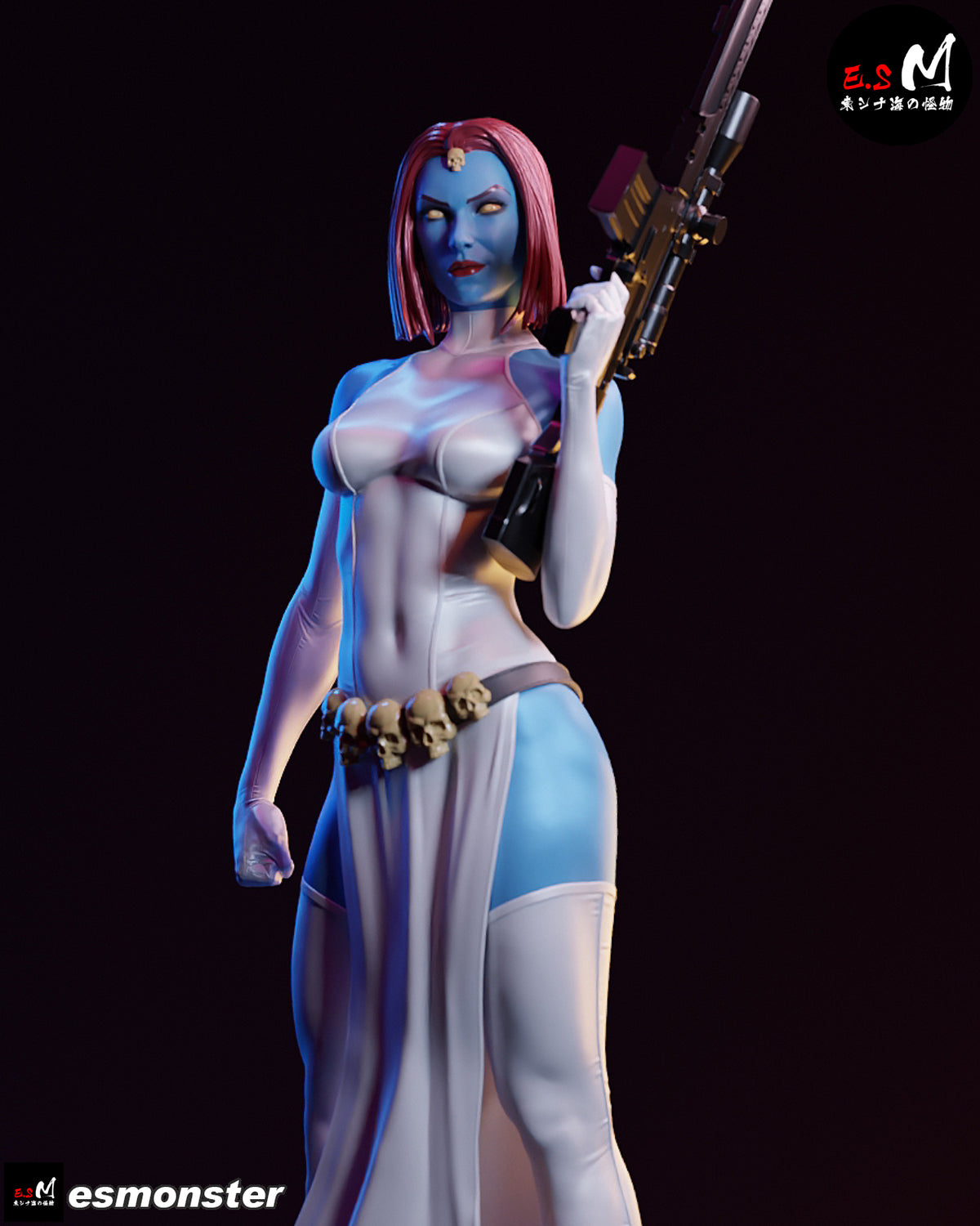 Mystique Statue 3D-Printed Kit