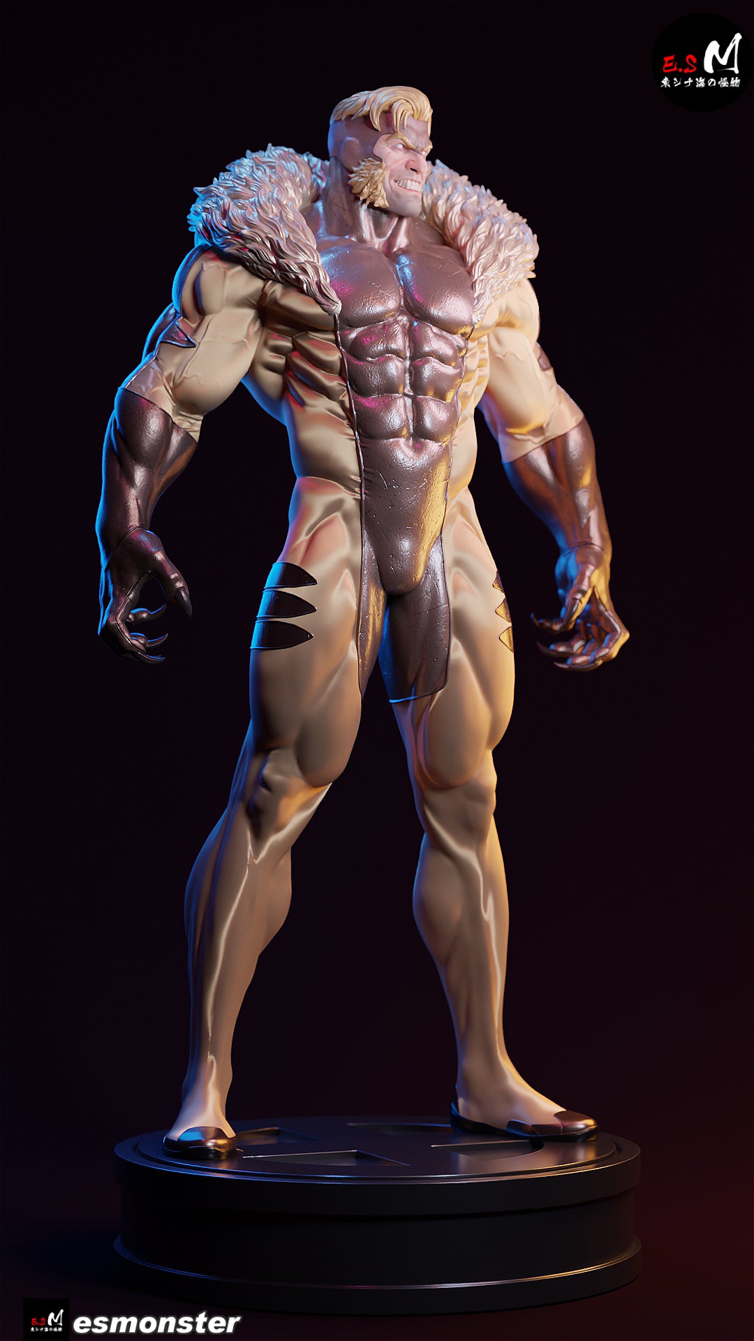 Sabretooth Statue 3D-Printed Kit