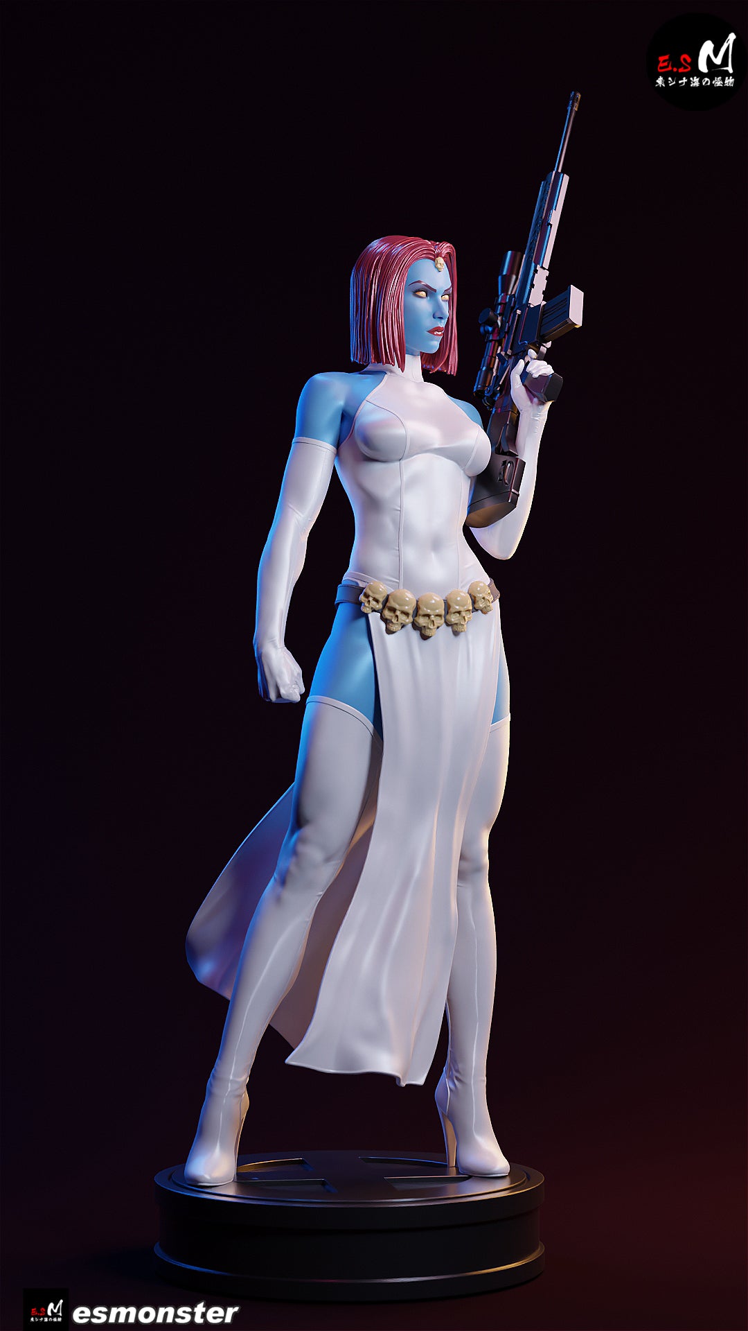 Mystique Statue 3D-Printed Kit