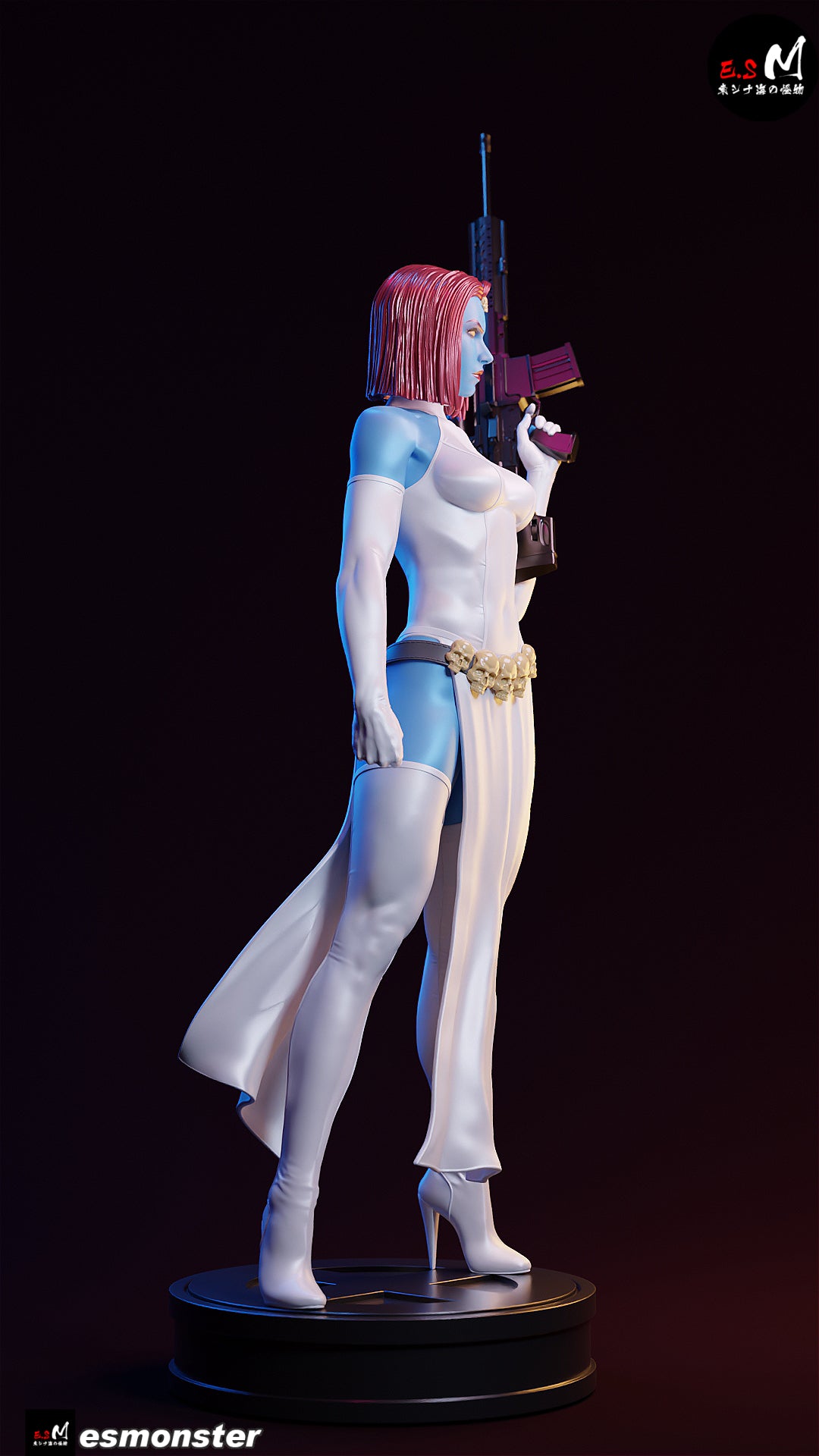 Mystique Statue 3D-Printed Kit