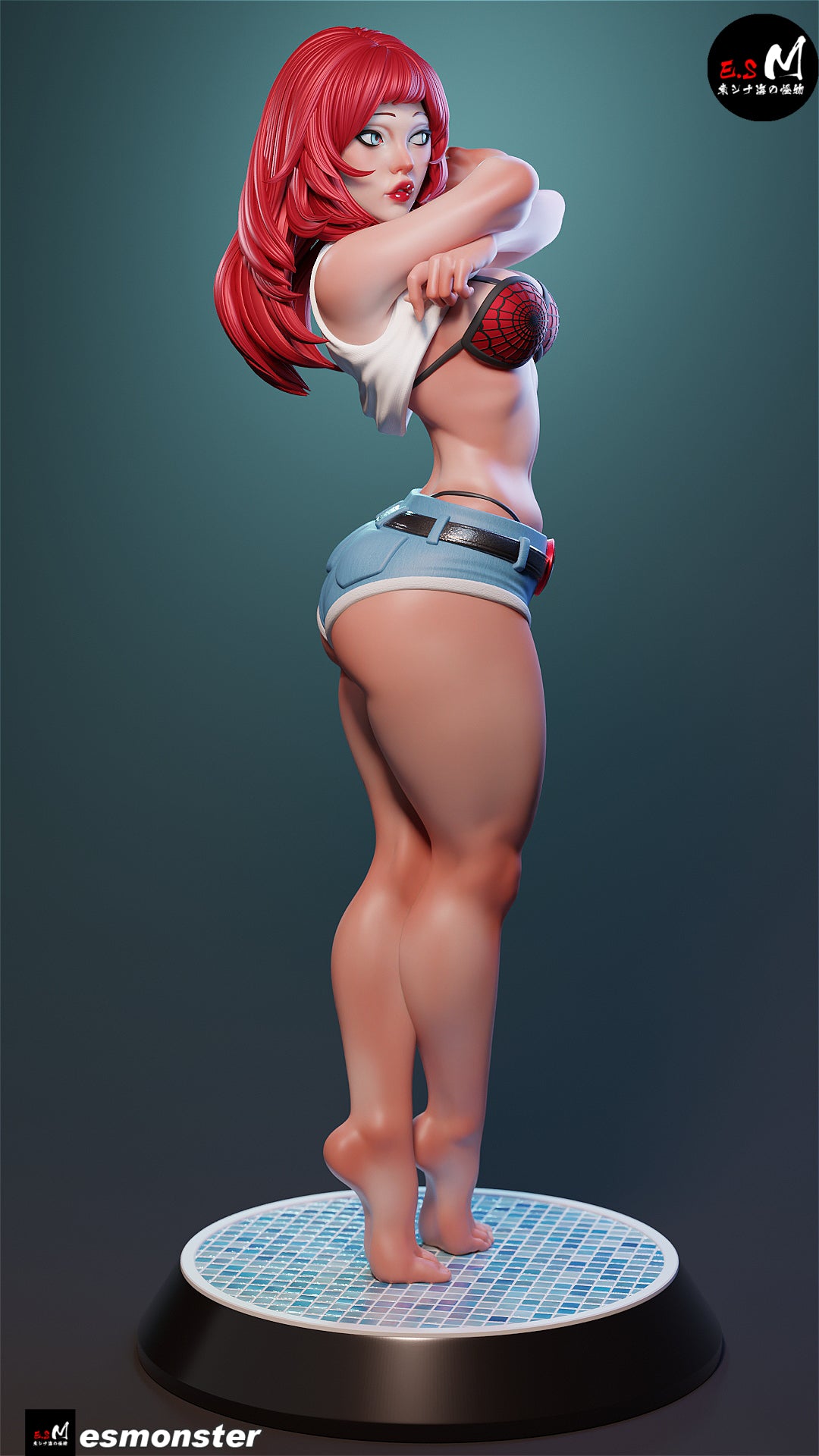 Mary Jane Statue 3D-Printed Kit
