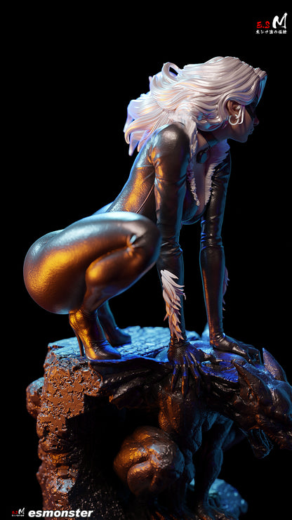 Black Cat Statue 3D-Printed Kit