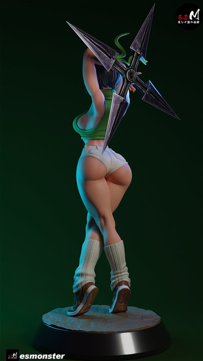 Yuffie Statue 3D-Printed Kit