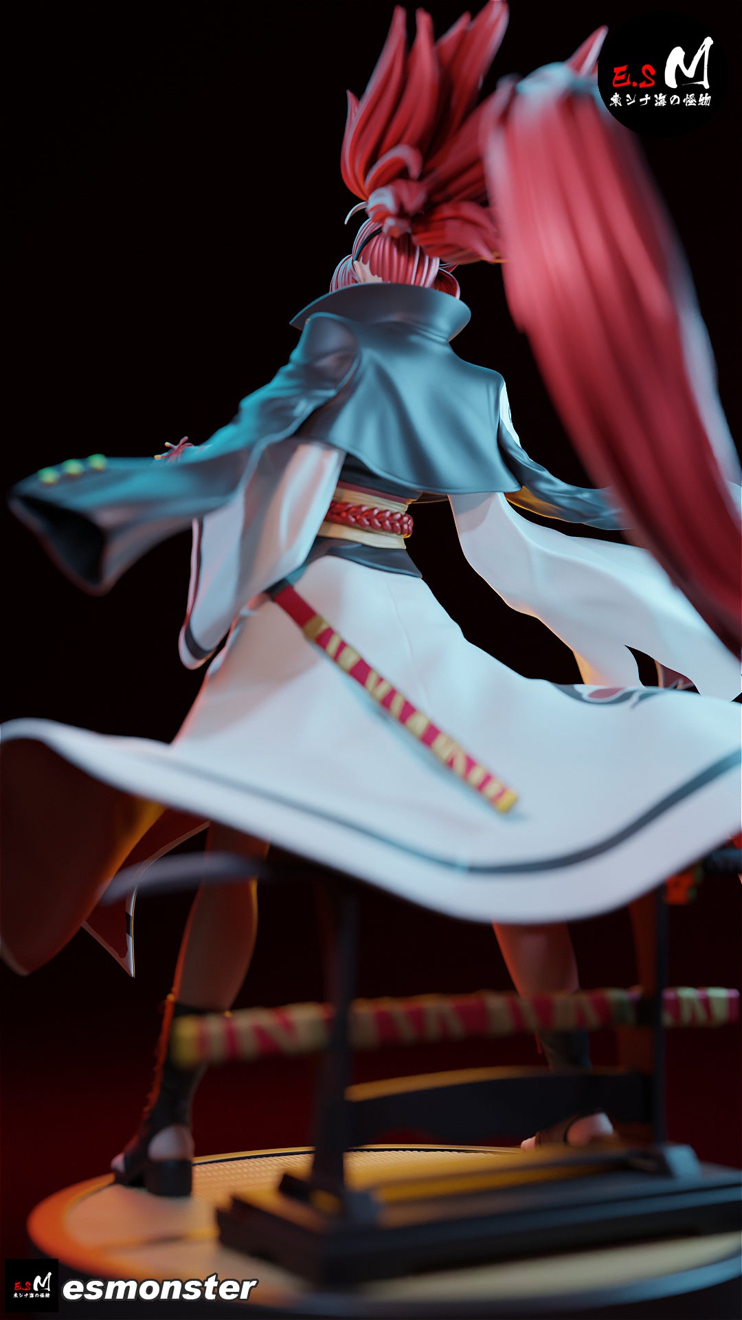 Baiken Statue 3D-Printed Kit