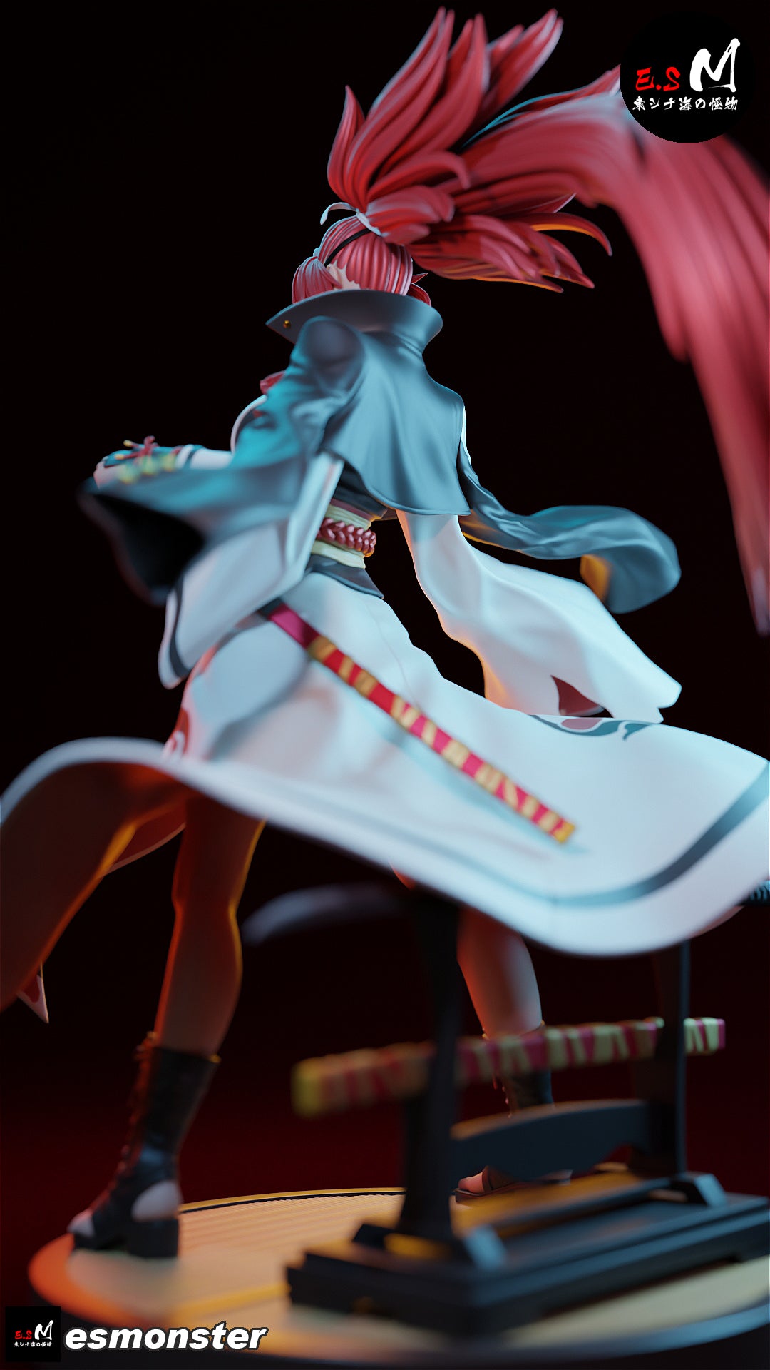 Baiken Statue 3D-Printed Kit