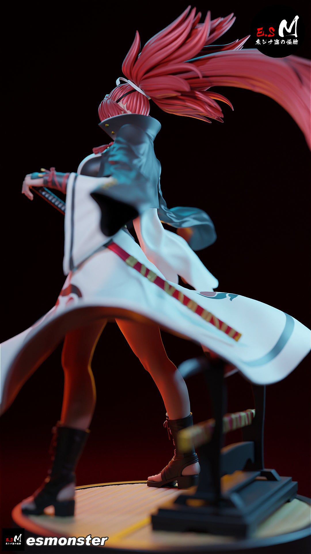 Baiken Statue 3D-Printed Kit