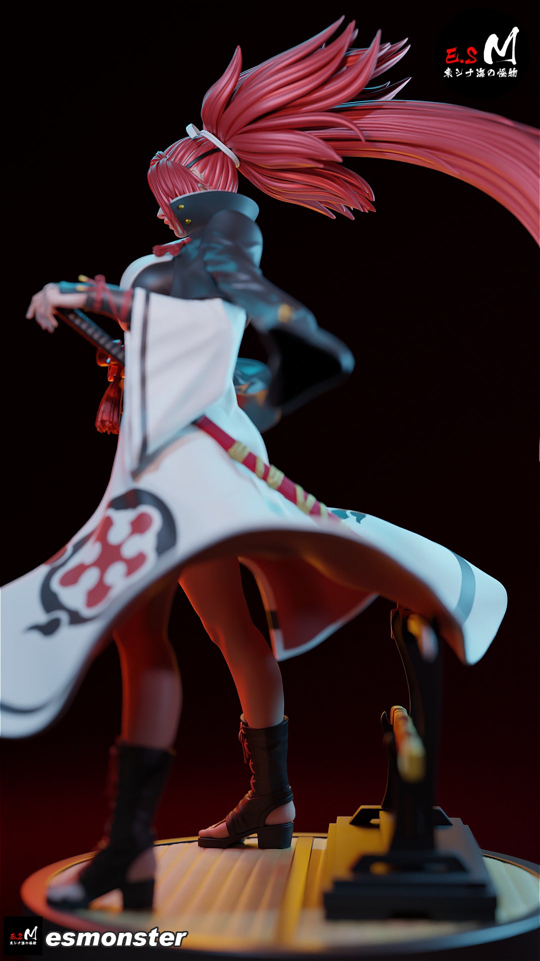 Baiken Statue 3D-Printed Kit