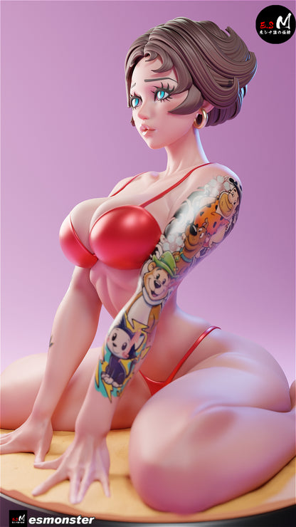 Betty Boop (Sun-kissed) Statue 3D-Printed Kit