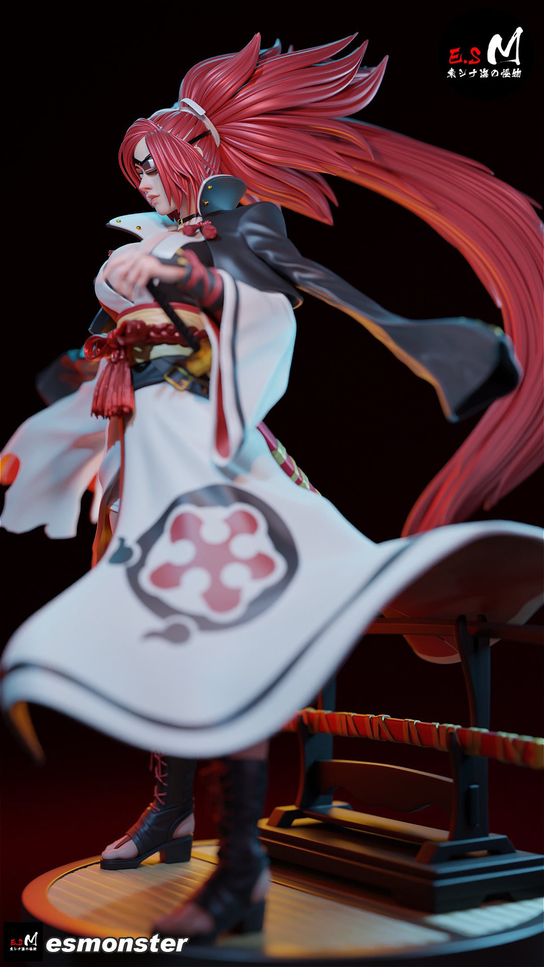 Baiken Statue 3D-Printed Kit