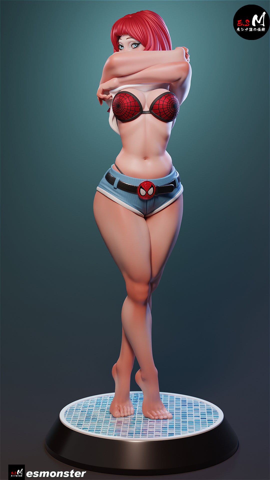 Mary Jane Statue 3D-Printed Kit
