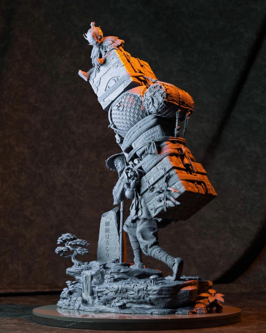 Bokka And The Obariyon Statue 3D-Printed Kit