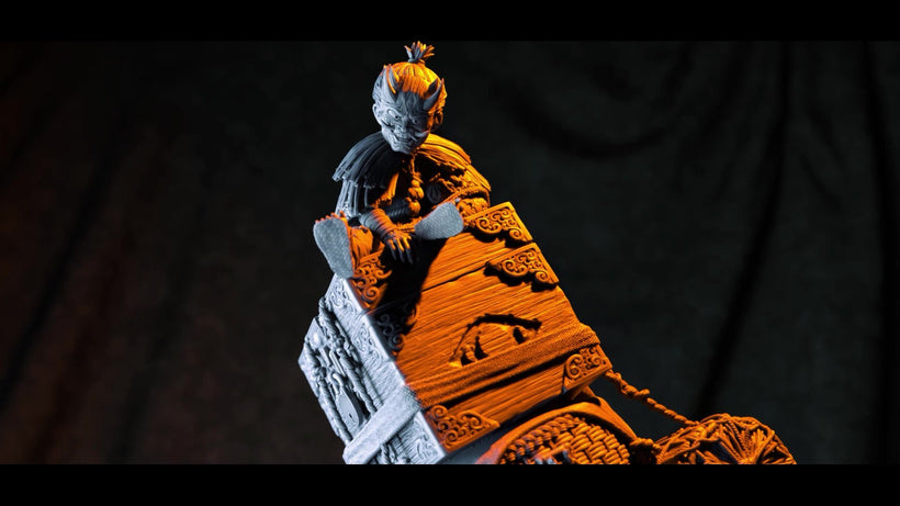 Bokka And The Obariyon Statue 3D-Printed Kit