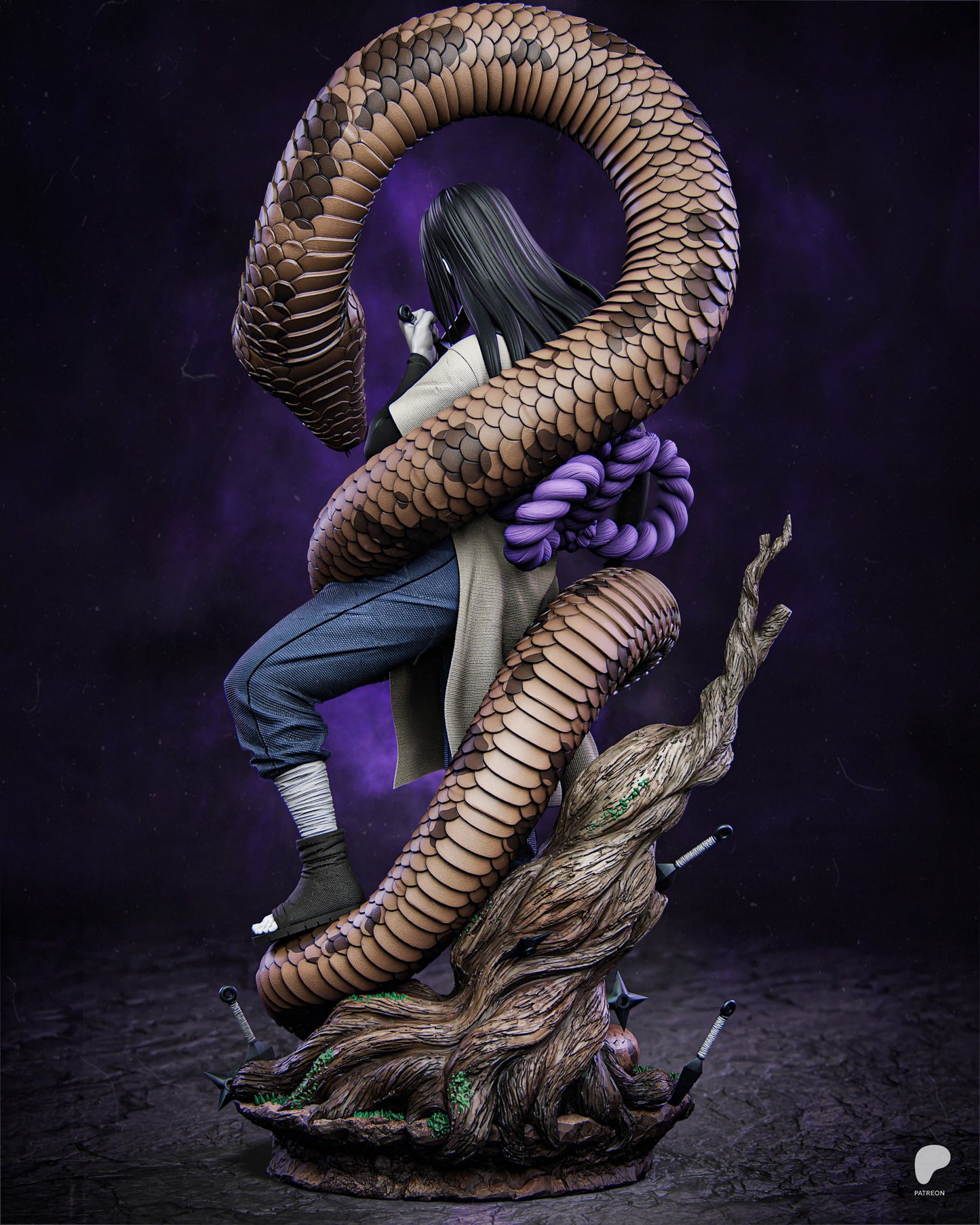 Orochimaru (Naruto) Statue