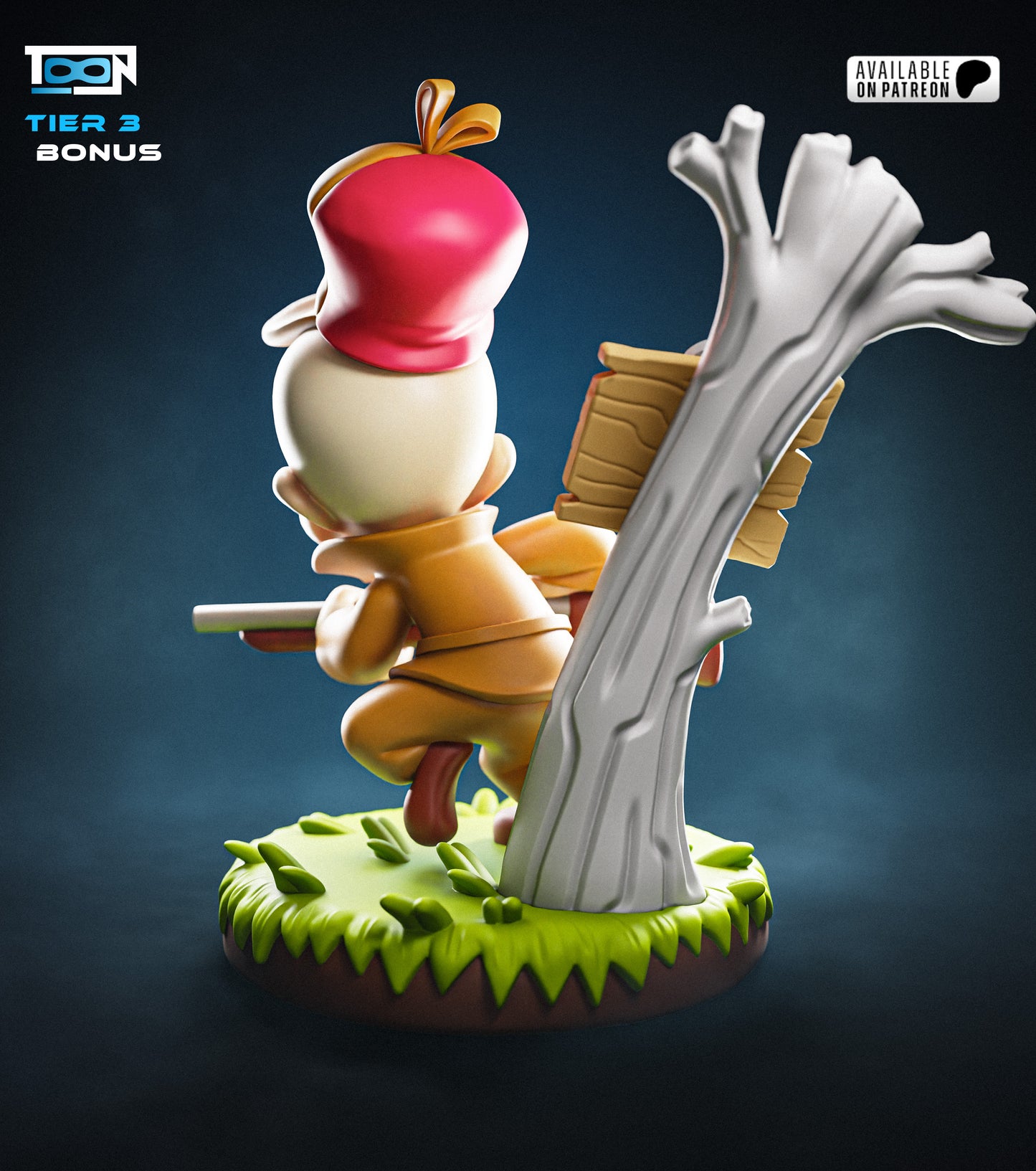 Elmer Fudd Statue 3D-Printed Kit
