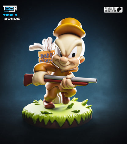 Elmer Fudd Statue 3D-Printed Kit