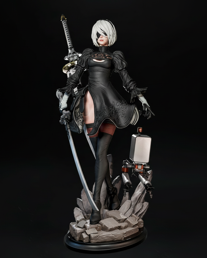 2B (Pose 1) Statue