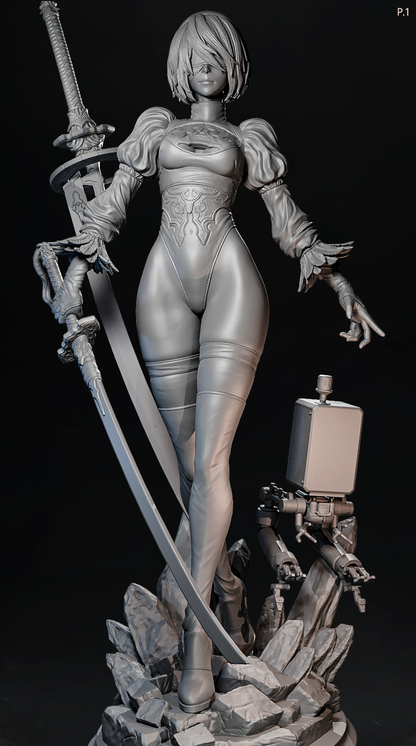 2B (Pose 1) Statue