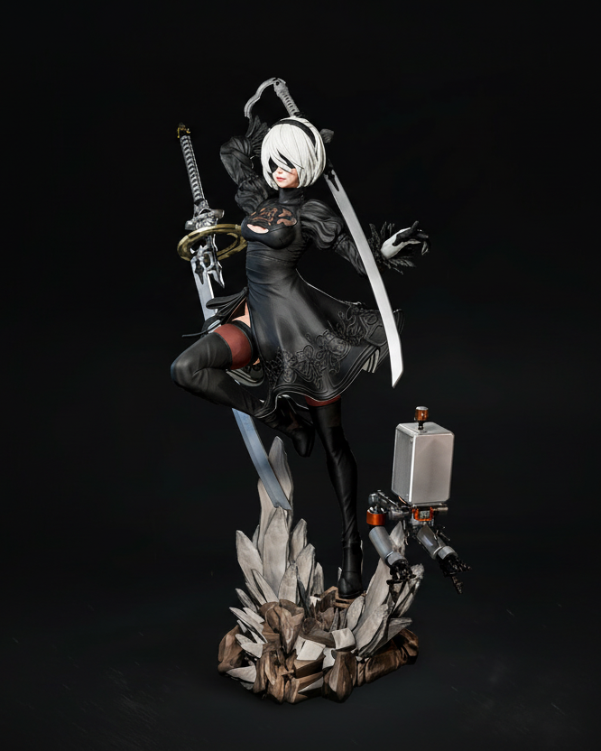 2B (Pose 3) Statue