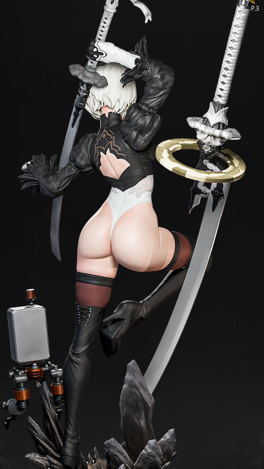 2B (Pose 3) Statue