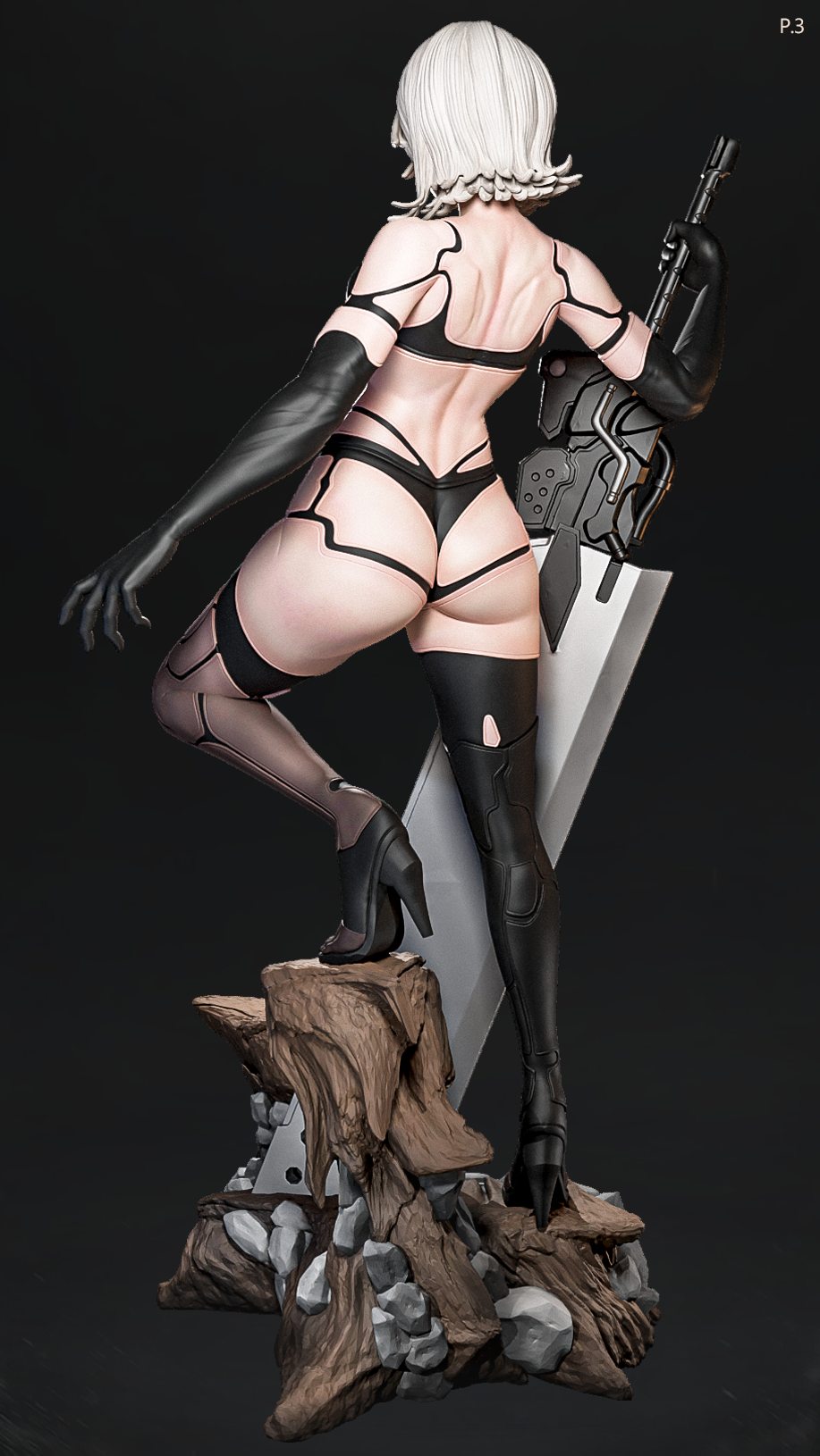 A2 (Pose 3) Statue