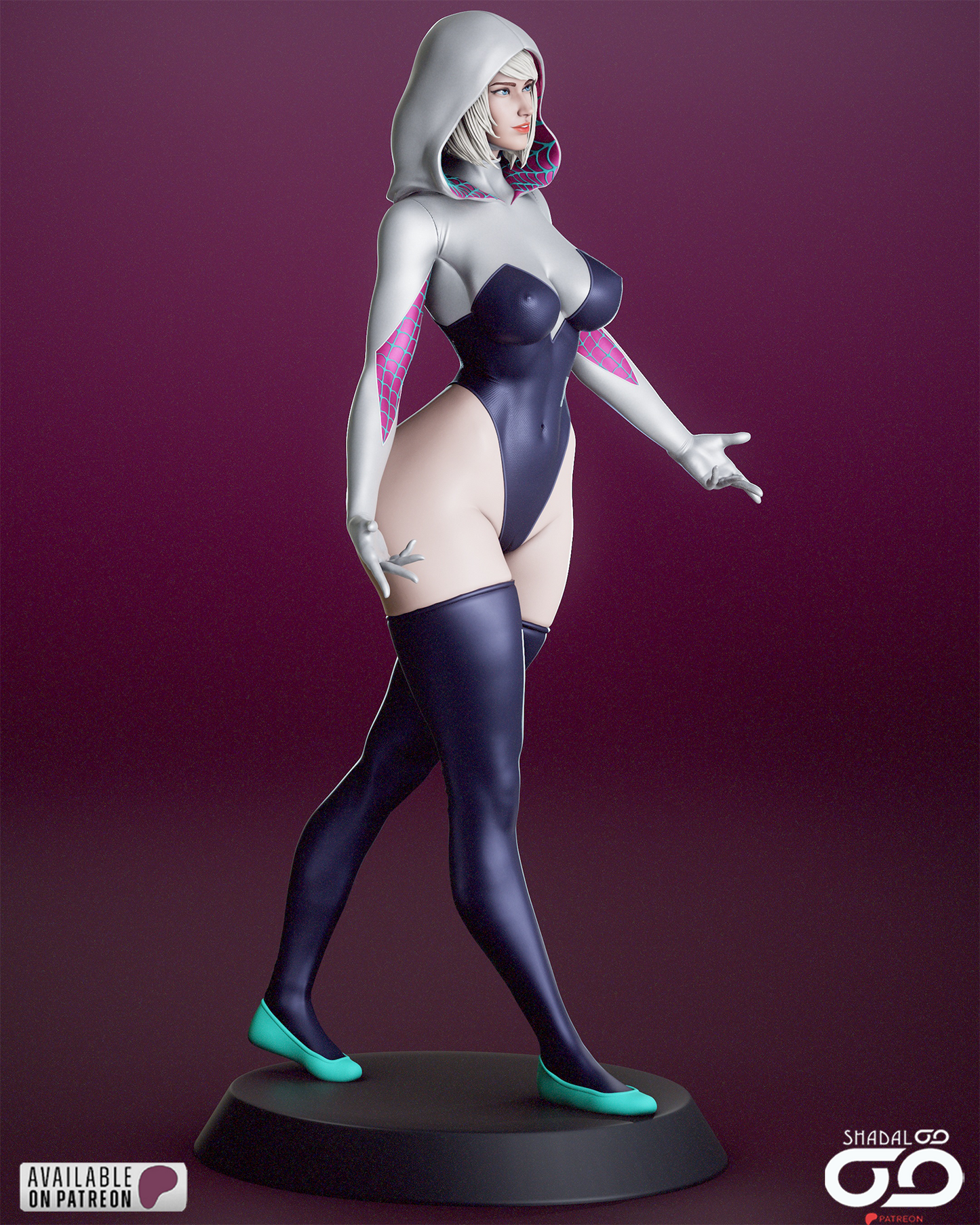 Spider Gwen Stacy Statue