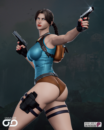 Lara Croft Statue