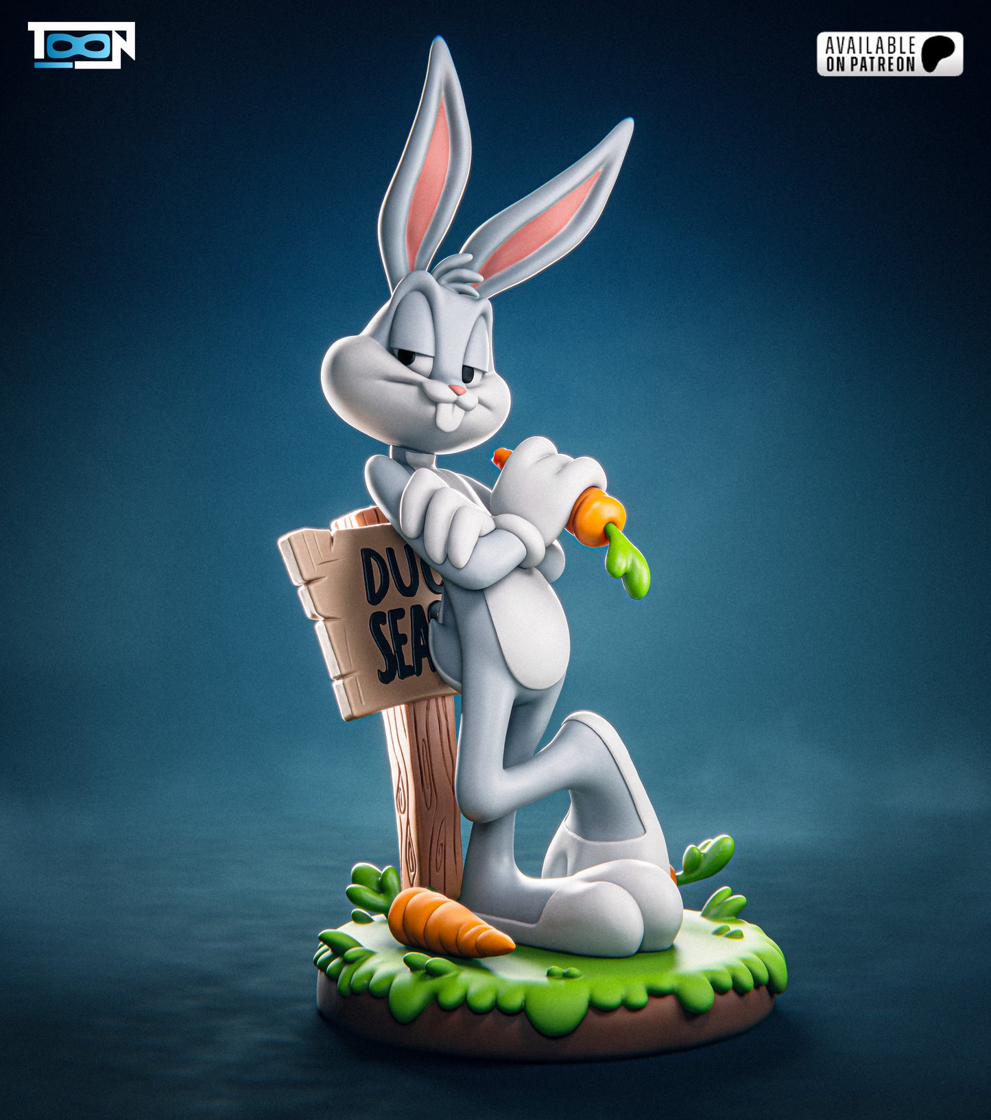 Bugs Bunny Statue 3D-Printed Kit