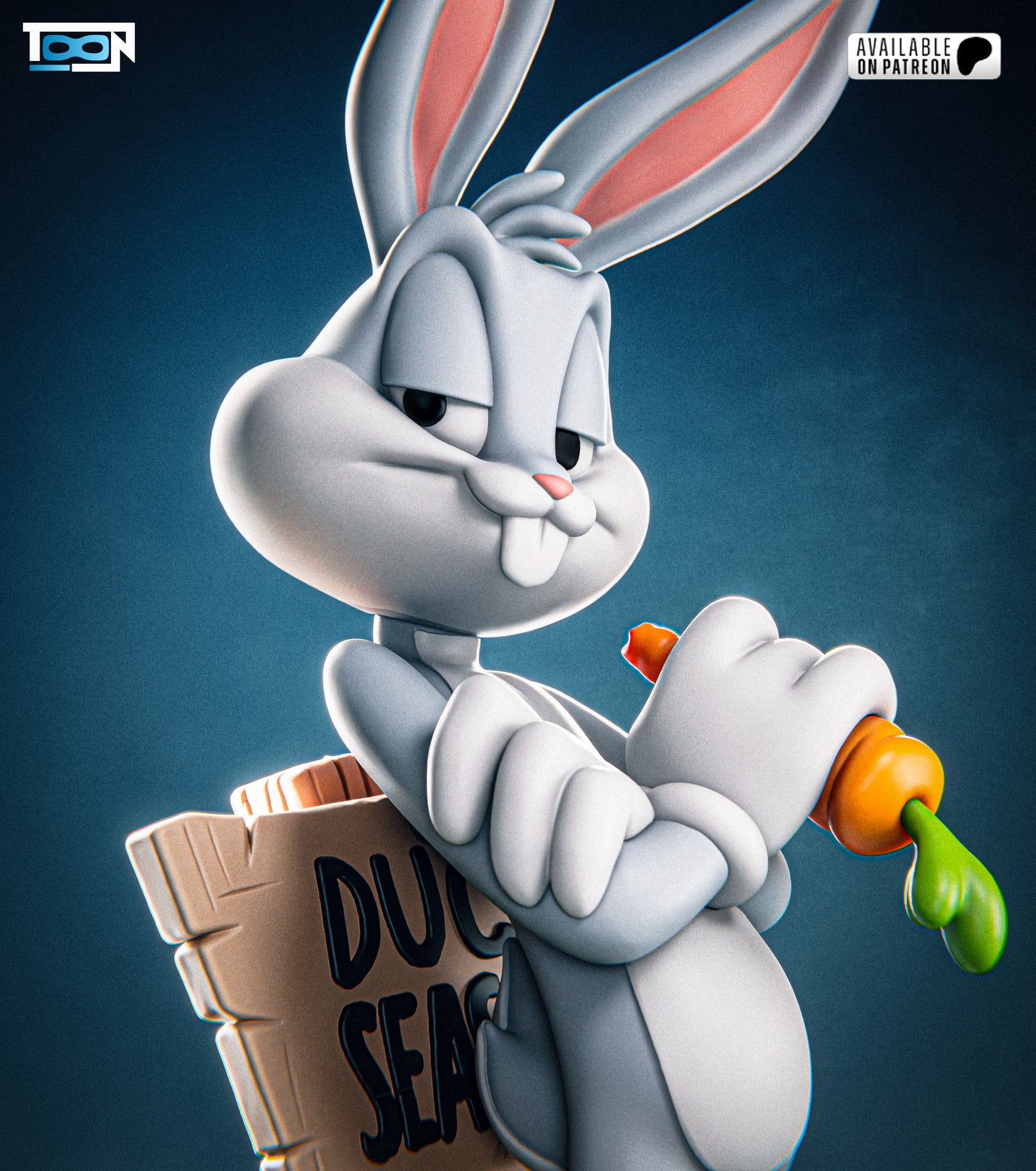 Bugs Bunny Statue 3D-Printed Kit