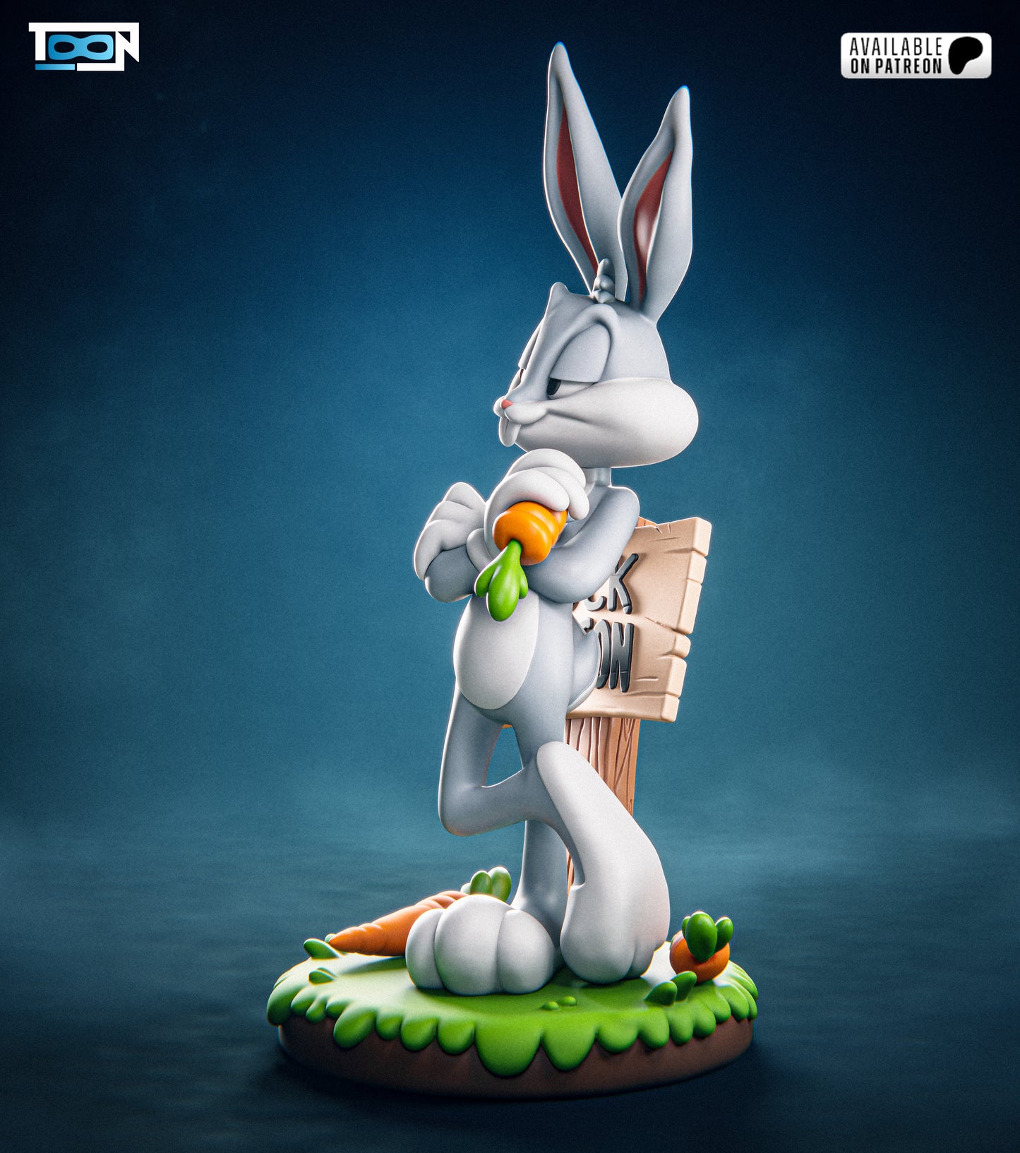 Bugs Bunny Statue 3D-Printed Kit
