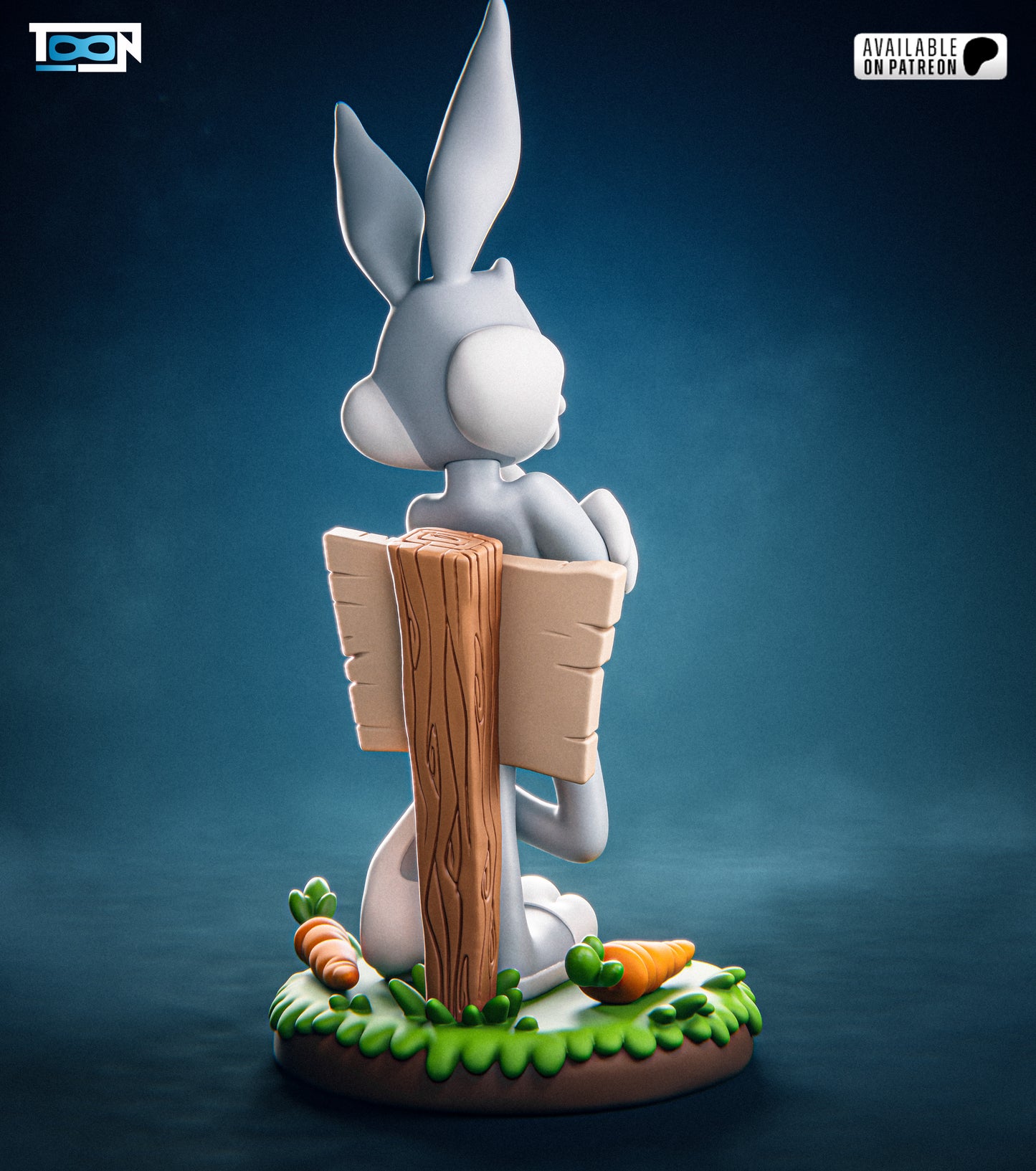 Bugs Bunny Statue 3D-Printed Kit