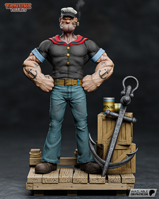 Popeye Statue